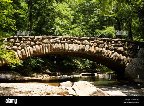 Boulder Bridge In Rock Creek Park In Washington Dc Stock Photo Alamy