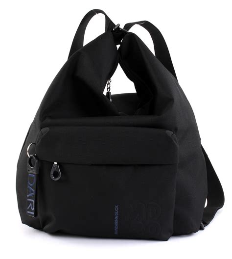Mandarina Duck Md Hobo Backpack Black Buy Bags Purses