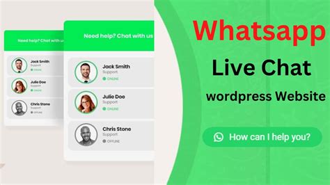 How To Add Whatsapp Live Chat Wordpress Website Wordpress Me Whatsapp