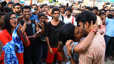 Kerala Protesters Dismiss Shiv Sena With A Kiss