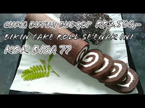 Este bolo de chocolate é muito fácil de produzir, sem pedir experiência na cozinha. Resep Bolu Gulung budget Rp.3.500,- / Cake Roll CHOCOLATOS Kukus - YouTube