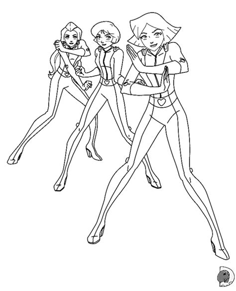 Totally Spies Coloring Pages Printable For Free Download