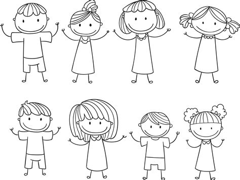 Stick Figure Page Coloring Pages