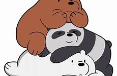 bears bare bear sticker three brothers grizzly ice together wallpaper cartoon panda polar stickers cute funny wallpapers pardo choose board