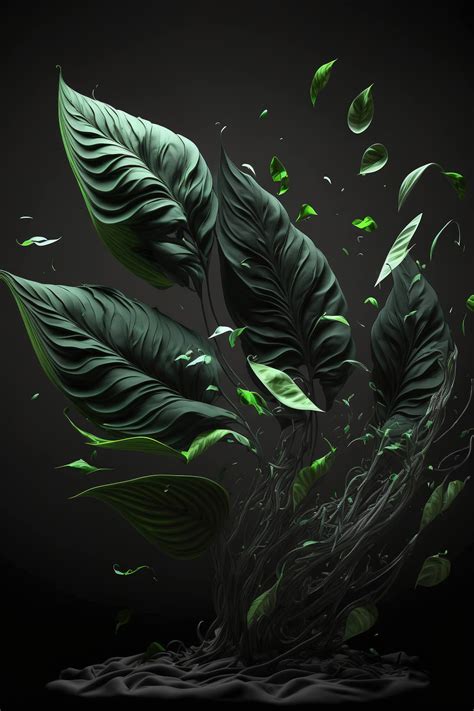 Green Leaves Background Wallpaper