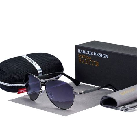 pilot sunglasses polarized titanium alloy sunglasses barcur