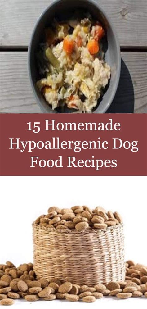 A hypoallergenic dog food usually limits the number of ingredients found in the food mix. 15 Homemade Hypoallergenic Dog Food Recipes