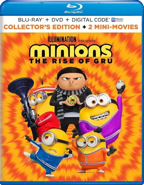 Minions The Rise Of Gru Blu Ray Dvd Digital