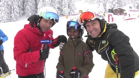Aber skisportler wollte er gar nicht werden. Hans Knauss trainiert das Team der Ö3 Ski-Challenge - YouTube