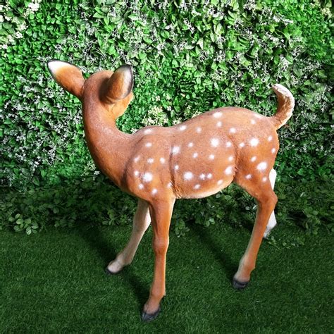 Fiberglass Sika Deer Horse Cow Sculpture For Shopping Mall Decoration