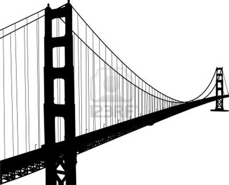 Silhouette Of Golden Gate Bridge Golden Gate Bridge San Francisco