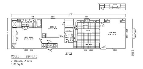 Primary Single Three Bedroom X Mobile Home Floor Plans Popular