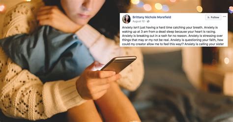 Womans Facebook Post About Anxiety Goes Viral Teen Vogue