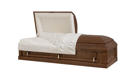 Casket Poplar Open Grain Medium Cotton Wood Cercueils Concept