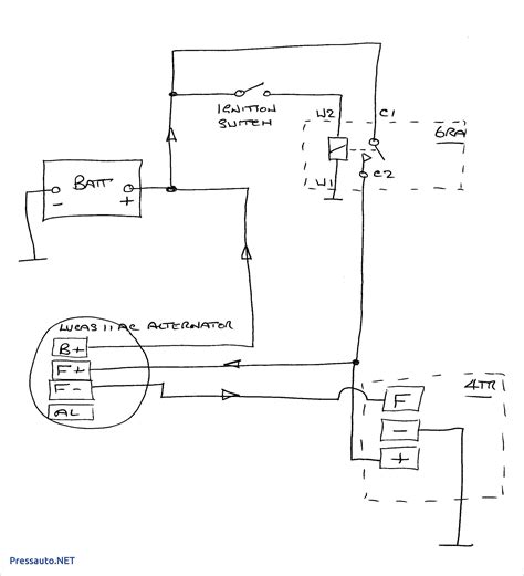 Simple 12v Alternator Wiring Diagram