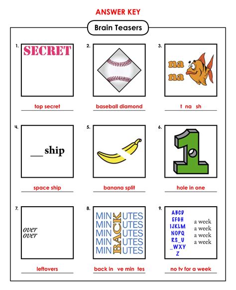 4 Best Images Of Printable Rebus Puzzle Brain Teasers