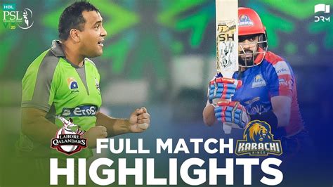 Full Match Highlights Lahore Qalandars Vs Karachi Kings Final Match