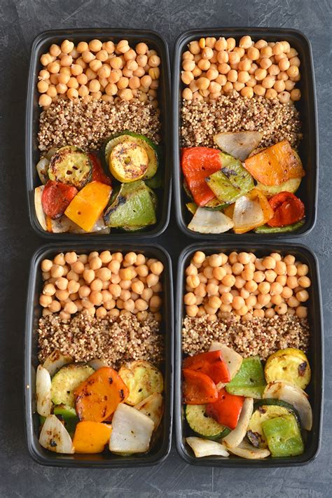 Over the past couple of decades there has been a growing concern about fats, high blood cholesterol levels and the diseases caused by it. Meal Prep Chickpeas Grilled Veggies {Vegan, Low Cal ...