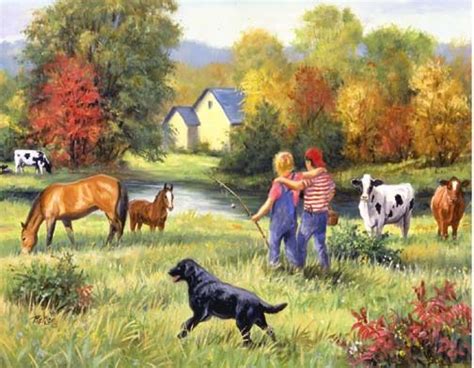 Farm Art Farm Paintings Farm Prints
