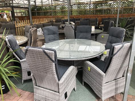 Rattan Reclining Garden Chair With Footrest ~ Reclining Rattan Bistro Set With Rocking Armchairs