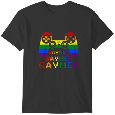 Gaymer Gay Pride Flag Lgbt Gamer Lgbtq Gaming Game T Shirts Sold By