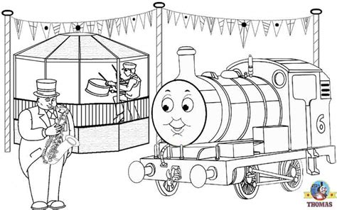 Thomas the train christmas coloring page: Thomas the train coloring pages for kids Printable ...