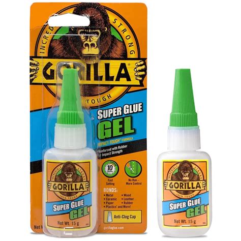 Gorilla Super Glue Gel 15g Water Resistant Tradenrg Uk