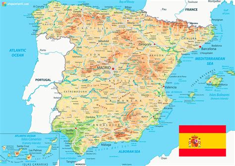 Fascinante Lo Hizo También Rios Mapa De España Si Entretener Marchito