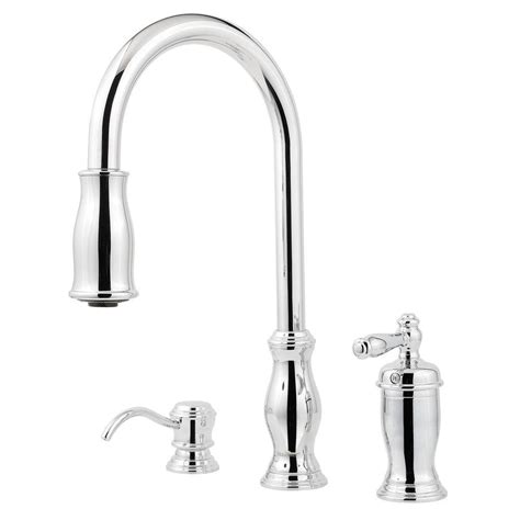 Forious touchless kitchen faucet with pull down sprayer. 3 Hole Kitchen Faucet With Pull Down Sprayer