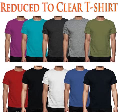 246810 Lot Multi Pack Plain Basic Cotton T Shirt Men Casual Tee Usa