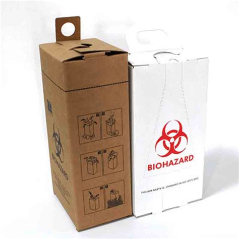 Paper Sharps Container Safety Box Sharps Containers