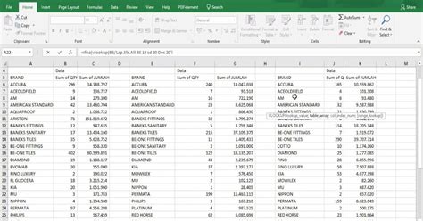 Cara Membuat Rumus Di Excel Beda Sheet Dengan Vlookup Warga Co Id