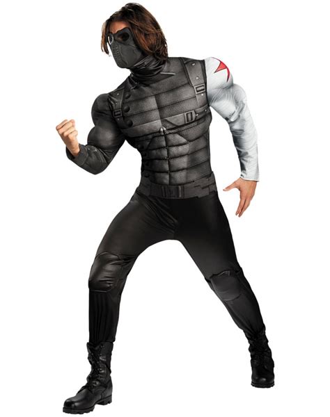 Winter Soldier Muscle Captain America Costume