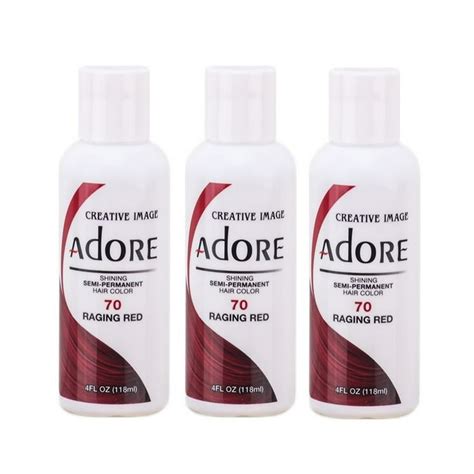 3 Pack Creative Images Systems Adore Semi Permanent Hair Color 70