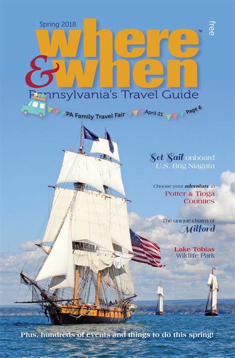 Where And When Pennsylvanias Travel Guide Spring 2018 By Where And When