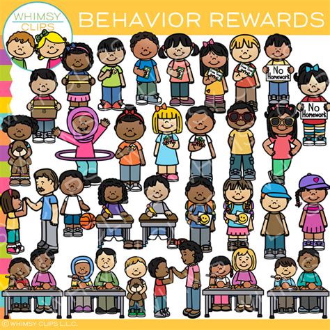 Kids Behavior Reward Clip Art Images And Illustrations Whimsy Clips