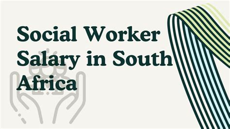 Social Worker Salary In South African Rands