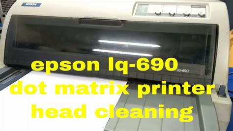Epson is a registered trademark of seiko epson corporation. epson lq 690 dot matrix printer head cleaning | Printer ...