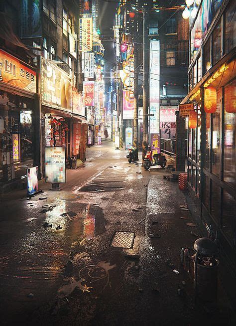 19 Best Alley Ways Images Cyberpunk City Cityscape Scenery