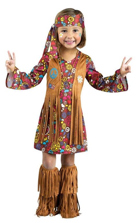 Toddler Peace And Love Hippie Costume Candy Apple Costumes Kids 70