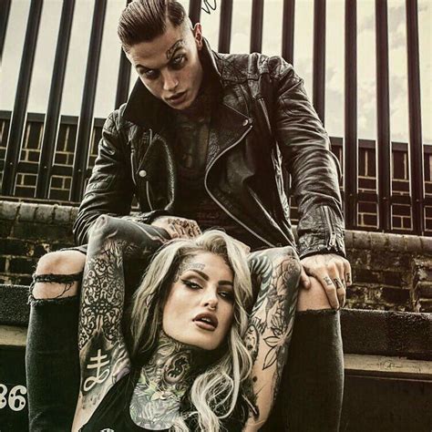Tattooed Couples Photography Couple Photography Tattoo Girl Wallpaper