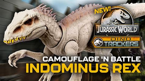 New Camouflage N Battle Indominus Rex Jurassic World Mattel Toy