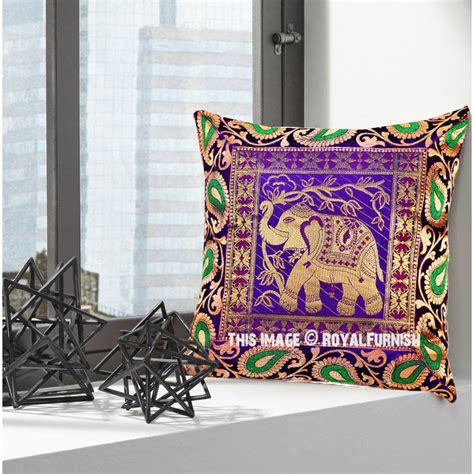 Check spelling or type a new query. Purple Kerala Elephant Decorative and Accent Silk Throw ...