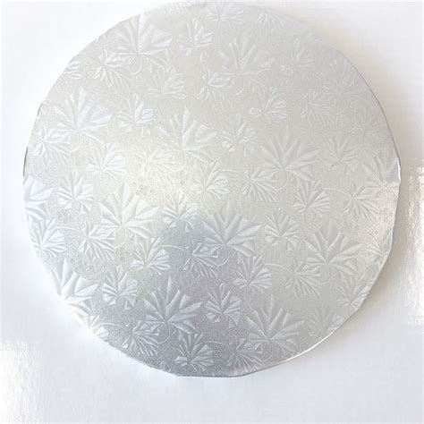 Round 14 Double Wall Cake Boards Silver ⋆ Create Distribution Cake