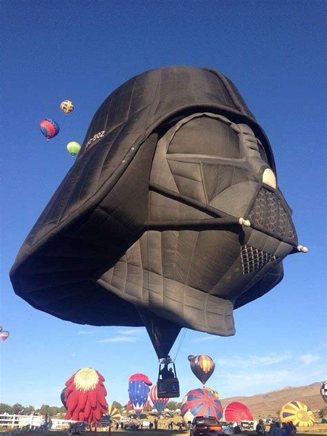 Dearth Vader Flys Over The Skies Of Reno At The Great Reno Balloon