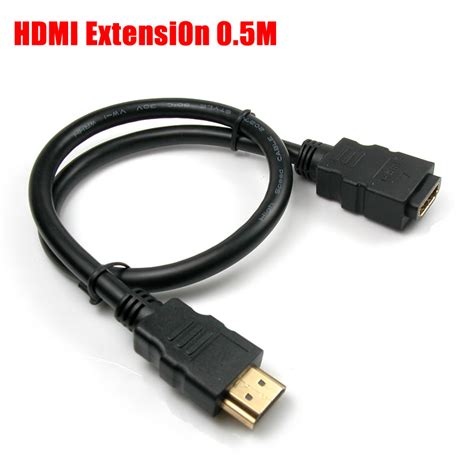 50cm Hdmi Extension Cable Type A Male To Female 05m Short Hdmi Lead V1