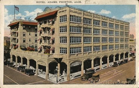 Hotel Adams Phoenix Az Postcard