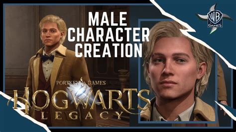 Male Character Creation Blonde Hogwarts Legacy Harry Potter WB