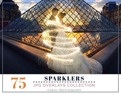 Sparkling Light Photoshop Overlays 75 Image Pack Wedding Photography