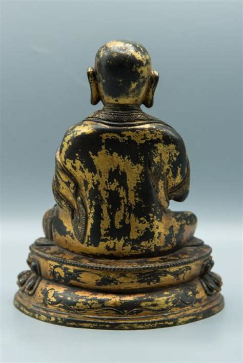 Qing Dynasty Bronze Buddha Statue